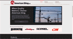 Desktop Screenshot of americansling.com